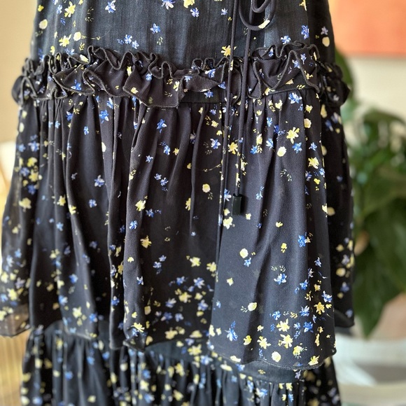 Aje Zoe Black Wildflower Dress - Picture 4 of 9